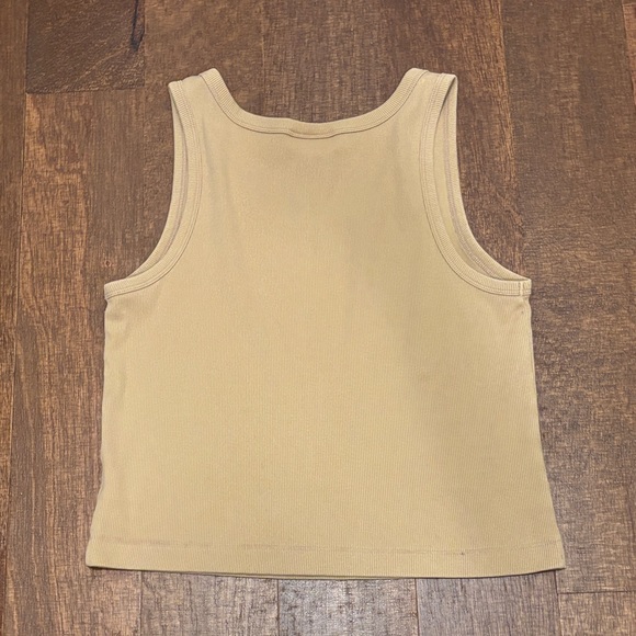 Universal Thread Tan Ribbed Tank Top - Picture 3 of 3